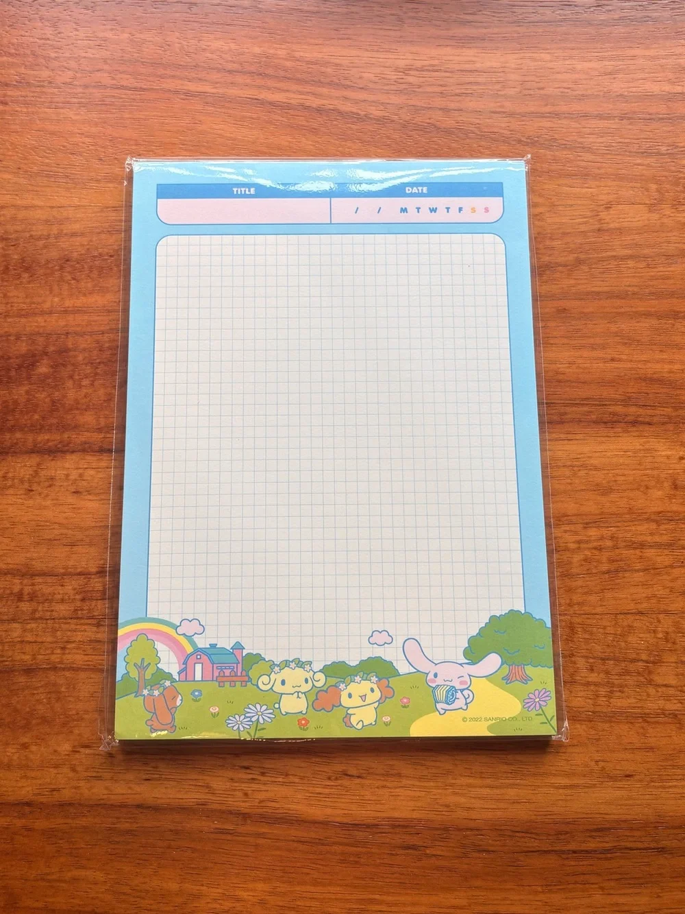 Cinnamoroll notepad to stay organized